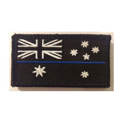 "Thin Blue Line" Velcro Patch