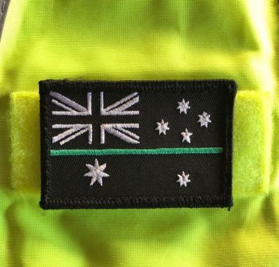 "Thin Green Line" Velcro Patch - Image 2